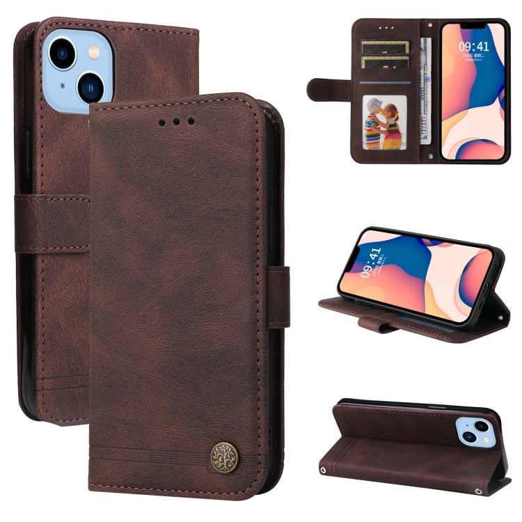 Custodia in pelle Skin Feel Life Tree, For iPhone 14, For iPhone 14 Plus, For iPhone 14 Pro, For iPhone 14 Pro Max