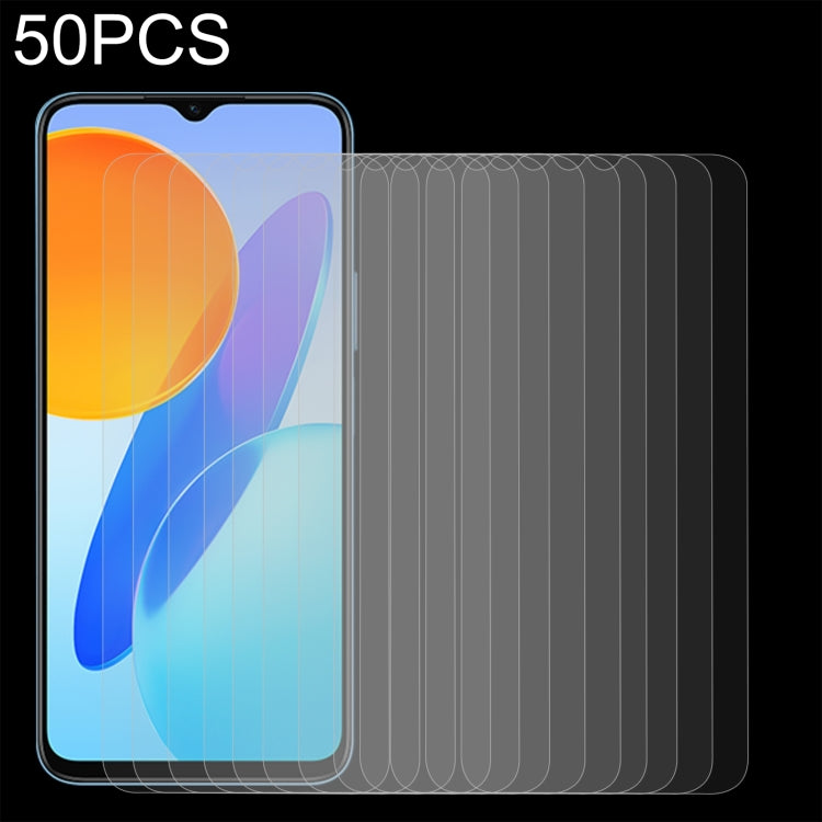 50 pellicole in vetro temperato da 0,26 mm 9H 2,5D, For Honor X8 5G / X8a / Play7T Pro(50 PCS), For Asus Zenfone 9 (50 PCS)