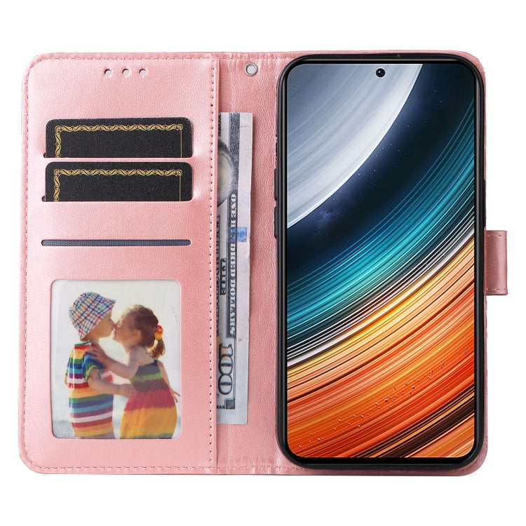 Custodia per telefono in pelle di girasole goffrata, For Xiaomi Redmi K40S / Poco F4, For Xiaomi Redmi Note 11T Pro/Poco X4 GT, For Infinix Hot 12, For Infinix Hot 12 Play