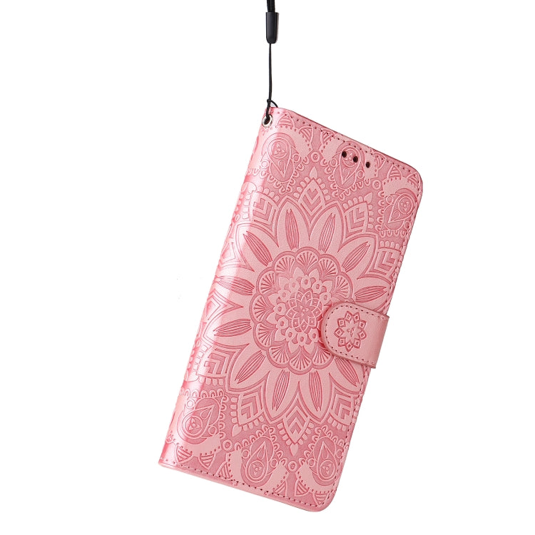 Custodia per telefono in pelle di girasole goffrata, For Xiaomi Redmi K40S / Poco F4, For Xiaomi Redmi Note 11T Pro/Poco X4 GT, For Infinix Hot 12, For Infinix Hot 12 Play