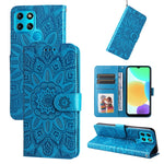Custodia per telefono in pelle di girasole goffrata, For Infinix Smart 6
