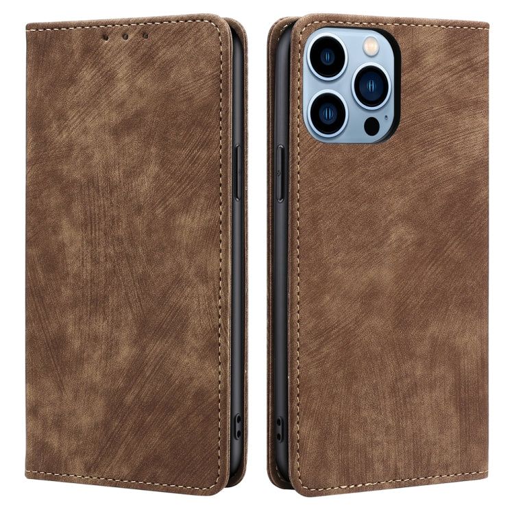 Custodia portafoglio in pelle con blocco RFID per iPhone 13 Pro M