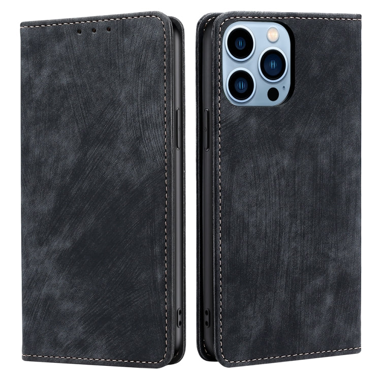Custodia portafoglio in pelle con blocco RFID per iPhone 13 Pro M