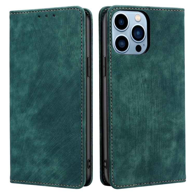 Custodia portafoglio in pelle con blocco RFID per iPhone 13 Pro M