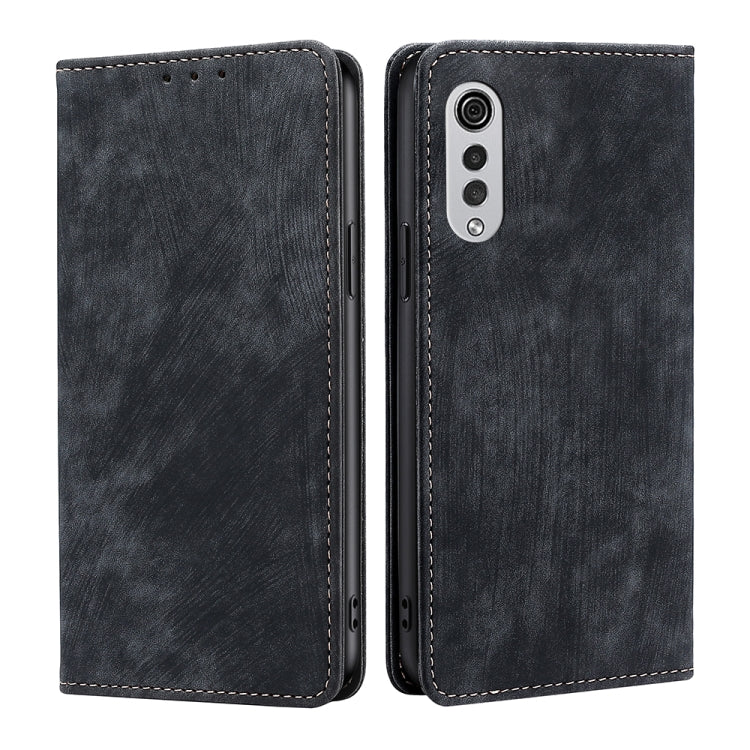 Custodia per telefono in pelle magnetica con spazzola antifurto, For LG Velvet, For Motorola Moto E32 4G, For Motorola Edge 30, For Motorola Moto G 5G 2022