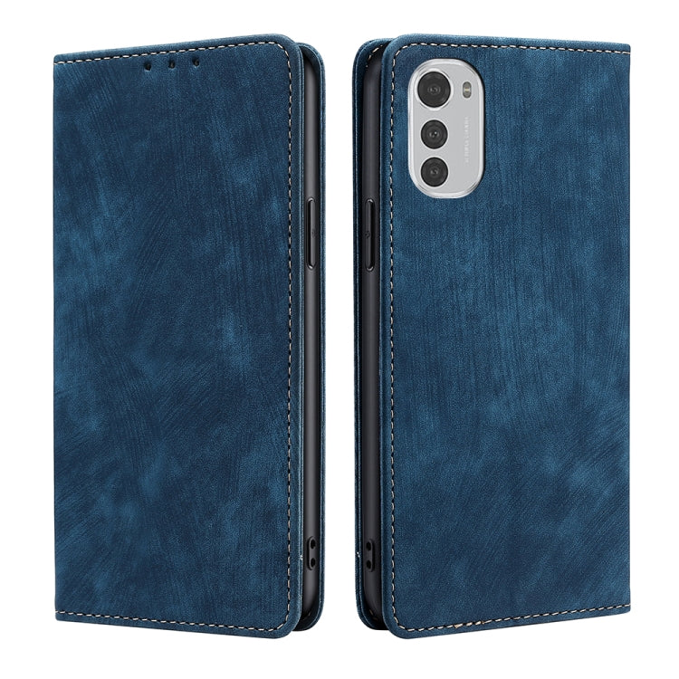 Custodia per telefono in pelle magnetica con spazzola antifurto, For LG Velvet, For Motorola Moto E32 4G, For Motorola Edge 30, For Motorola Moto G 5G 2022