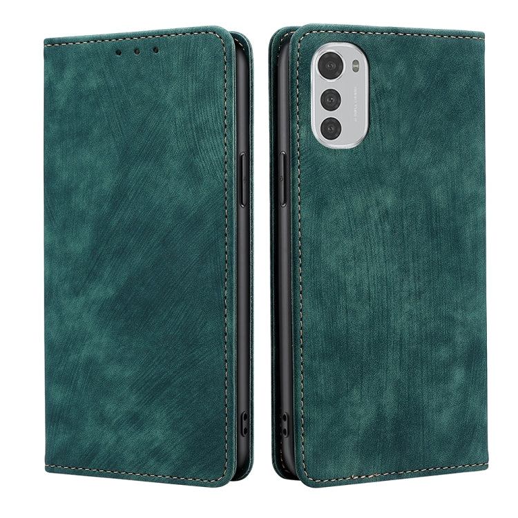 Custodia per telefono in pelle magnetica con spazzola antifurto, For LG Velvet, For Motorola Moto E32 4G, For Motorola Edge 30, For Motorola Moto G 5G 2022