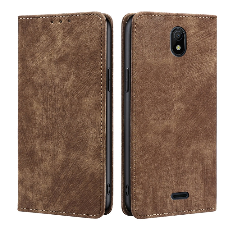 Custodia per telefono in pelle magnetica con spazzola antifurto, For Motorola Moto G Stylus/G Pro, For Motorola Moto G42 4G, For Motorola Moto G50, For Nokia C100, For Nokia C200