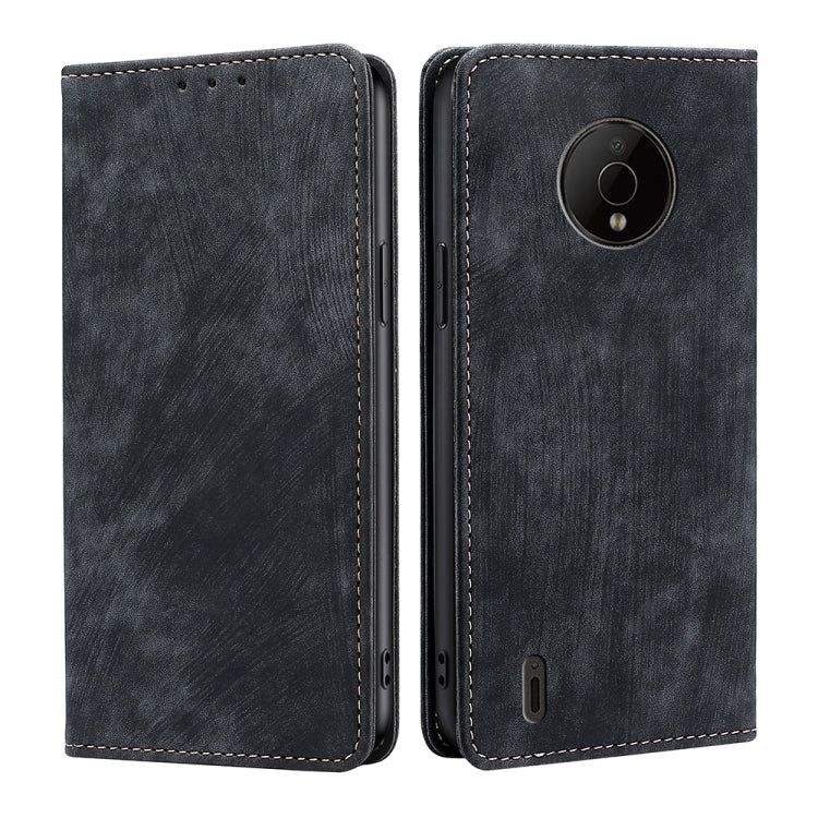 Custodia per telefono in pelle magnetica con spazzola antifurto, For Motorola Moto G Stylus/G Pro, For Motorola Moto G42 4G, For Motorola Moto G50, For Nokia C100, For Nokia C200