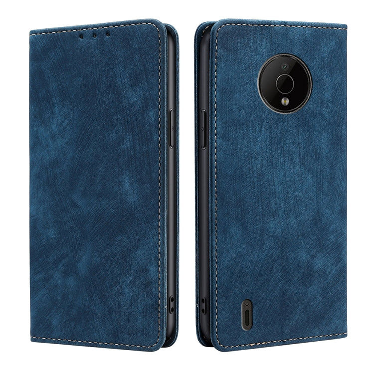 Custodia per telefono in pelle magnetica con spazzola antifurto, For Motorola Moto G Stylus/G Pro, For Motorola Moto G42 4G, For Motorola Moto G50, For Nokia C100, For Nokia C200