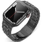 Cinturino per orologio in acciaio inossidabile a 5 sfere per la serie Apple Watch, 7 45mm / 6&SE&5&4 44mm / 3&2&1 42mm, 7 41mm / 6&SE&5&4 40mm / 3&2&1 38mm