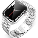 Cinturino per orologio in acciaio inossidabile a 5 sfere per la serie Apple Watch, 7 45mm / 6&SE&5&4 44mm / 3&2&1 42mm, 7 41mm / 6&SE&5&4 40mm / 3&2&1 38mm