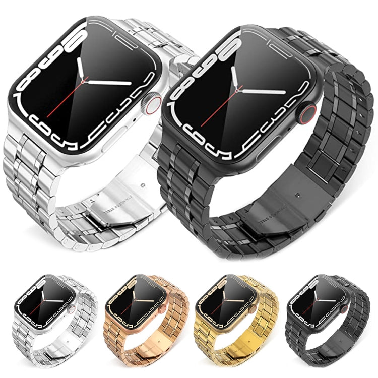 Cinturino per orologio in acciaio inossidabile a 5 sfere per la serie Apple Watch, 7 45mm / 6&SE&5&4 44mm / 3&2&1 42mm, 7 41mm / 6&SE&5&4 40mm / 3&2&1 38mm