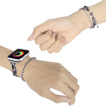 Cinturino in acciaio doppia catena per Apple Watch