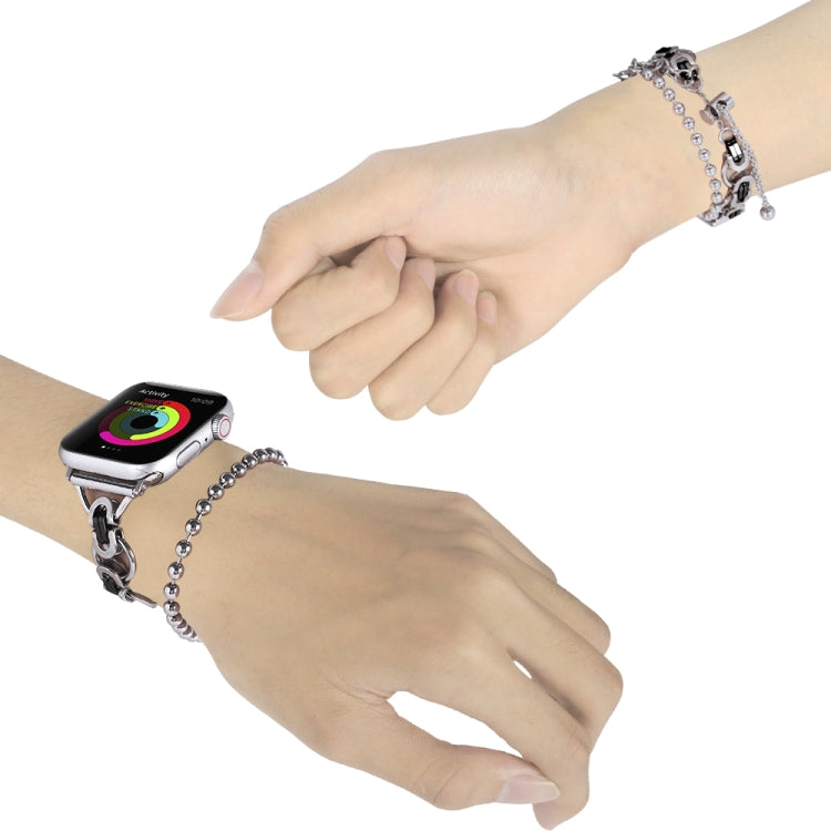 Cinturino in acciaio doppia catena per Apple Watch