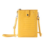 Borsa per cellulare con porta carte di credito in pietra, with Short Strap, with Long Strap, Zipper with Long Strap