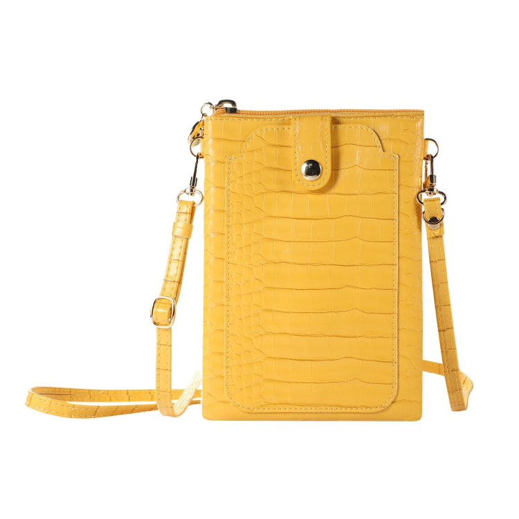 Borsa per cellulare con porta carte di credito in pietra, with Short Strap, with Long Strap, Zipper with Long Strap