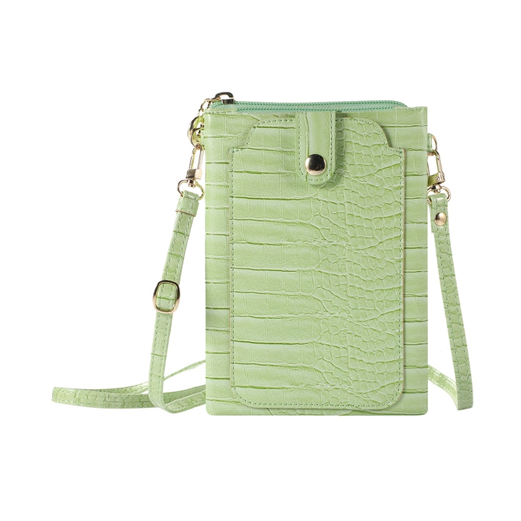 Borsa per cellulare con porta carte di credito in pietra, with Short Strap, with Long Strap, Zipper with Long Strap