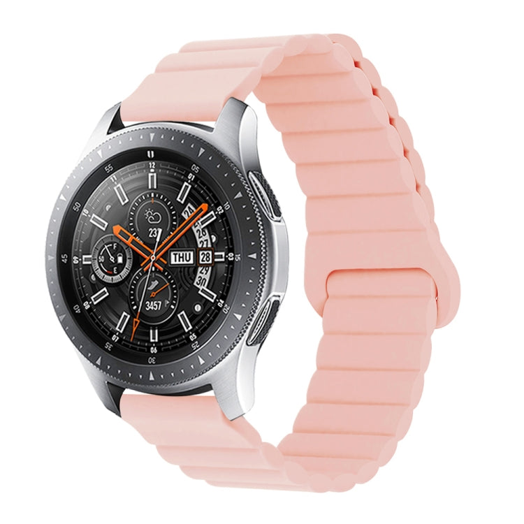 Per Xiaomi Haylou RT / RT2 / GST / GS / RS3 Cinturino per orologio in silicone magnetico con fibbia inversa universale