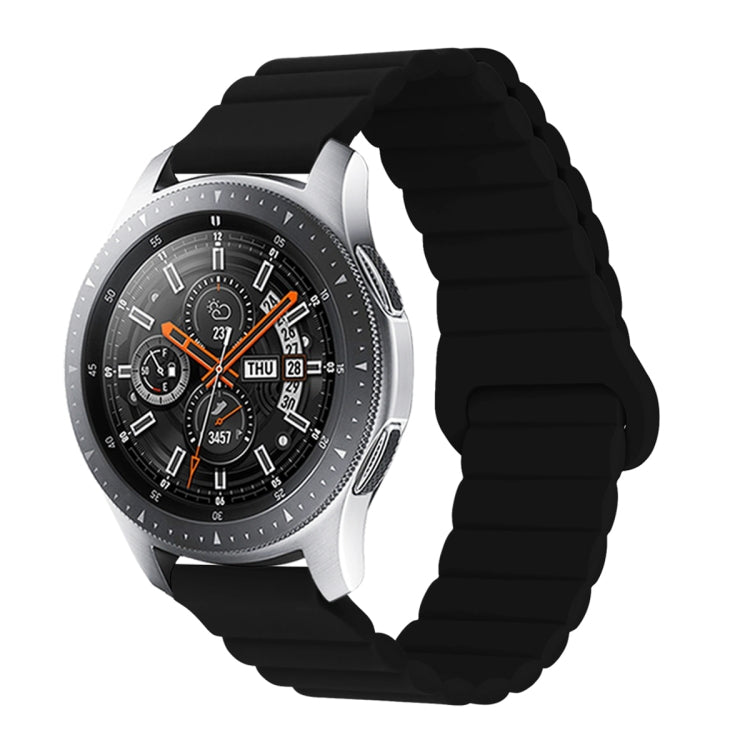 Per Xiaomi Haylou RT / RT2 / GST / GS / RS3 Cinturino per orologio in silicone magnetico con fibbia inversa universale