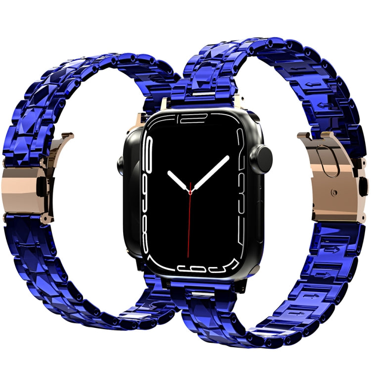 Cinturino in acrilico elettrolitico per la serie Apple Watch, 7 45mm / 6&SE&5&4 44mm / 3&2&1 42mm, 7 41mm / 6&SE&5&4 40mm / 3&2&1 38mm