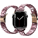 Cinturino in acrilico elettrolitico per la serie Apple Watch, 7 45mm / 6&SE&5&4 44mm / 3&2&1 42mm, 7 41mm / 6&SE&5&4 40mm / 3&2&1 38mm