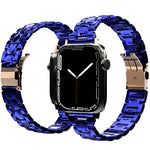 Cinturino in acrilico elettrolitico per la serie Apple Watch, 7 45mm / 6&SE&5&4 44mm / 3&2&1 42mm, 7 41mm / 6&SE&5&4 40mm / 3&2&1 38mm