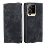 Custodia per telefono in pelle magnetica con spazzola antifurto RFID, For Realme Narzo 50A, For vivo S15 5G, For vivo S15E 5G/T1 Snapdragon 778G, For vivo X60 Pro+