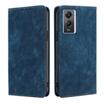 Custodia per telefono in pelle magnetica con spazzola antifurto RFID, For vivo X70, For vivo Y55S 5G, For Huawei Nova 8i, For Huawei Mate 40