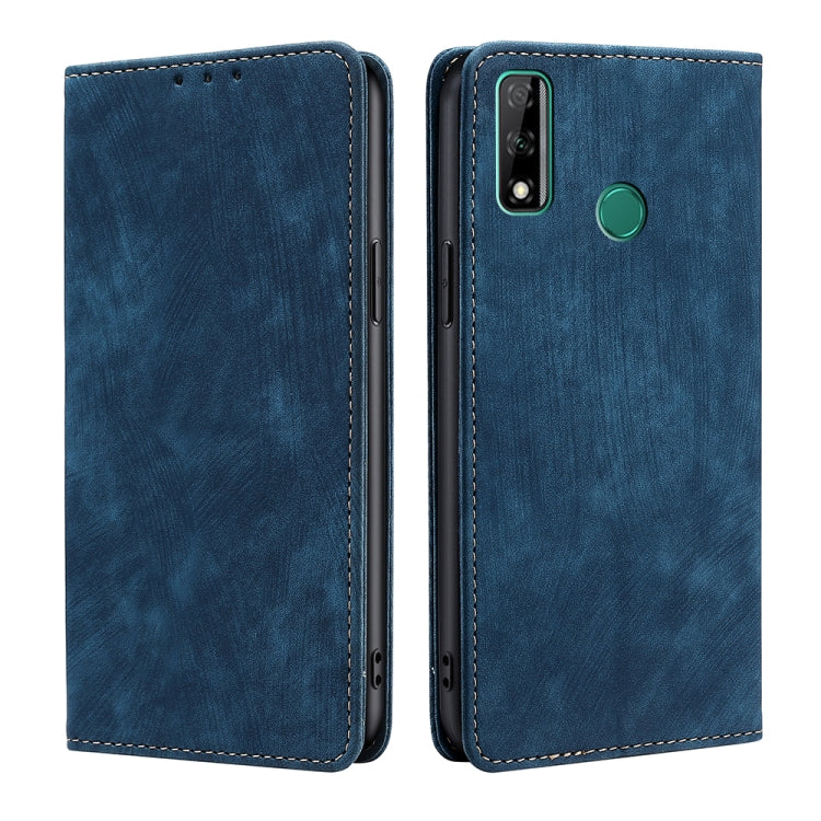 Custodia per telefono in pelle magnetica con spazzola antifurto RFID, For Huawei Y8S, For Huawei Y9A, For Honor 70, For Samsung Galaxy A03S US 165.85mm