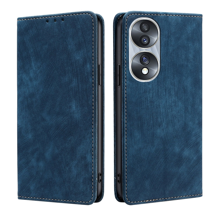 Custodia per telefono in pelle magnetica con spazzola antifurto RFID, For Huawei Y8S, For Huawei Y9A, For Honor 70, For Samsung Galaxy A03S US 165.85mm