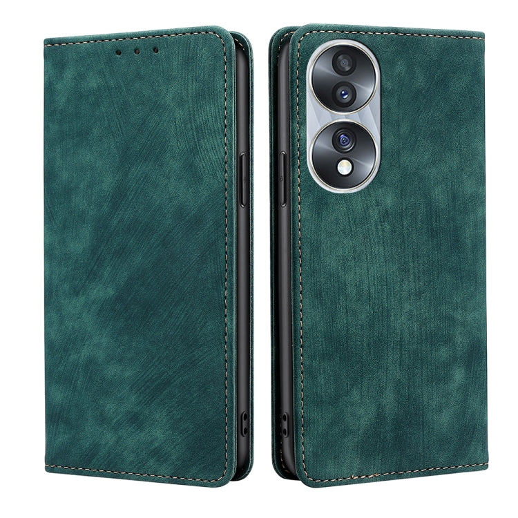 Custodia per telefono in pelle magnetica con spazzola antifurto RFID, For Huawei Y8S, For Huawei Y9A, For Honor 70, For Samsung Galaxy A03S US 165.85mm