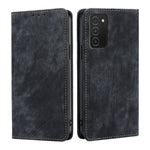 Custodia per telefono in pelle magnetica con spazzola antifurto RFID, For Huawei Y8S, For Huawei Y9A, For Honor 70, For Samsung Galaxy A03S US 165.85mm