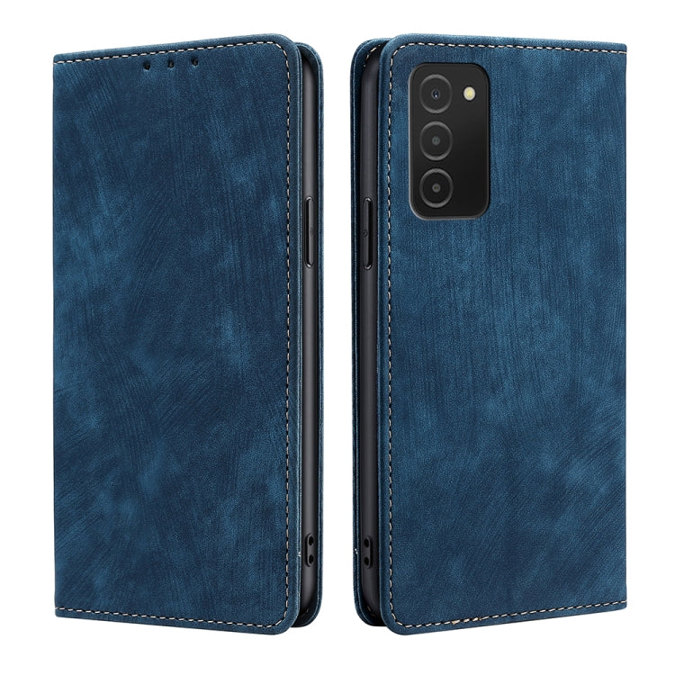 Custodia per telefono in pelle magnetica con spazzola antifurto RFID, For Huawei Y8S, For Huawei Y9A, For Honor 70, For Samsung Galaxy A03S US 165.85mm