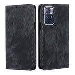 Custodia per telefono in pelle magnetica con spazzola antifurto RFID, For Xiaomi Redmi K50/K50 Pro, For Xiaomi Redmi Note 11 5G/Poco M4 Pro 5G, For Xiaomi Redmi Note 10 JE  Japan, For Xiaomi 12