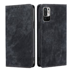 Custodia per telefono in pelle magnetica con spazzola antifurto RFID, For Xiaomi Redmi K50/K50 Pro, For Xiaomi Redmi Note 11 5G/Poco M4 Pro 5G, For Xiaomi Redmi Note 10 JE  Japan, For Xiaomi 12