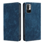 Custodia per telefono in pelle magnetica con spazzola antifurto RFID, For Xiaomi Redmi K50/K50 Pro, For Xiaomi Redmi Note 11 5G/Poco M4 Pro 5G, For Xiaomi Redmi Note 10 JE  Japan, For Xiaomi 12