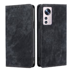 Custodia per telefono in pelle magnetica con spazzola antifurto RFID, For Xiaomi Redmi K50/K50 Pro, For Xiaomi Redmi Note 11 5G/Poco M4 Pro 5G, For Xiaomi Redmi Note 10 JE  Japan, For Xiaomi 12