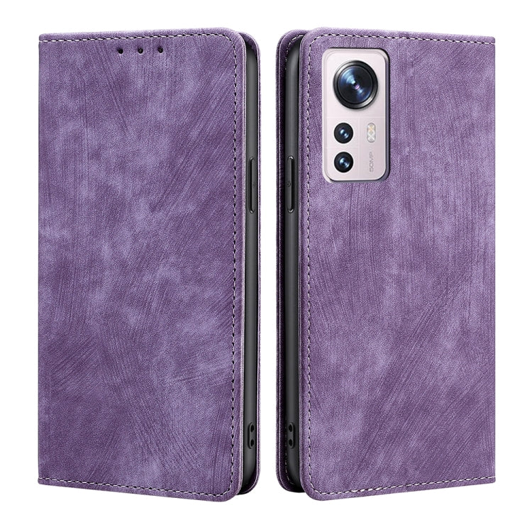 Custodia per telefono in pelle magnetica con spazzola antifurto RFID, For Xiaomi Redmi K50/K50 Pro, For Xiaomi Redmi Note 11 5G/Poco M4 Pro 5G, For Xiaomi Redmi Note 10 JE  Japan, For Xiaomi 12