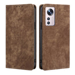 Custodia per telefono in pelle magnetica con spazzola antifurto RFID, For Xiaomi Redmi K50/K50 Pro, For Xiaomi Redmi Note 11 5G/Poco M4 Pro 5G, For Xiaomi Redmi Note 10 JE  Japan, For Xiaomi 12