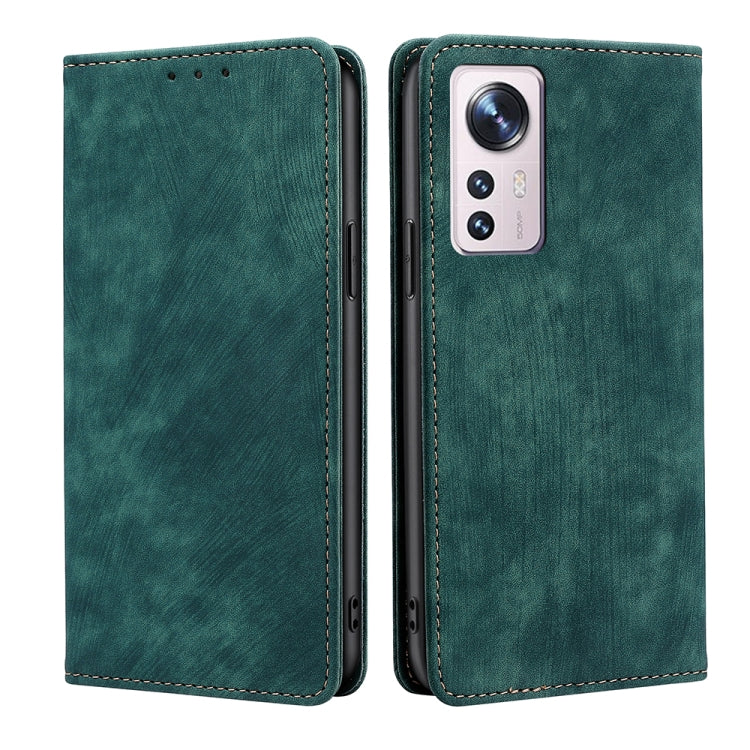 Custodia per telefono in pelle magnetica con spazzola antifurto RFID, For Xiaomi Redmi K50/K50 Pro, For Xiaomi Redmi Note 11 5G/Poco M4 Pro 5G, For Xiaomi Redmi Note 10 JE  Japan, For Xiaomi 12