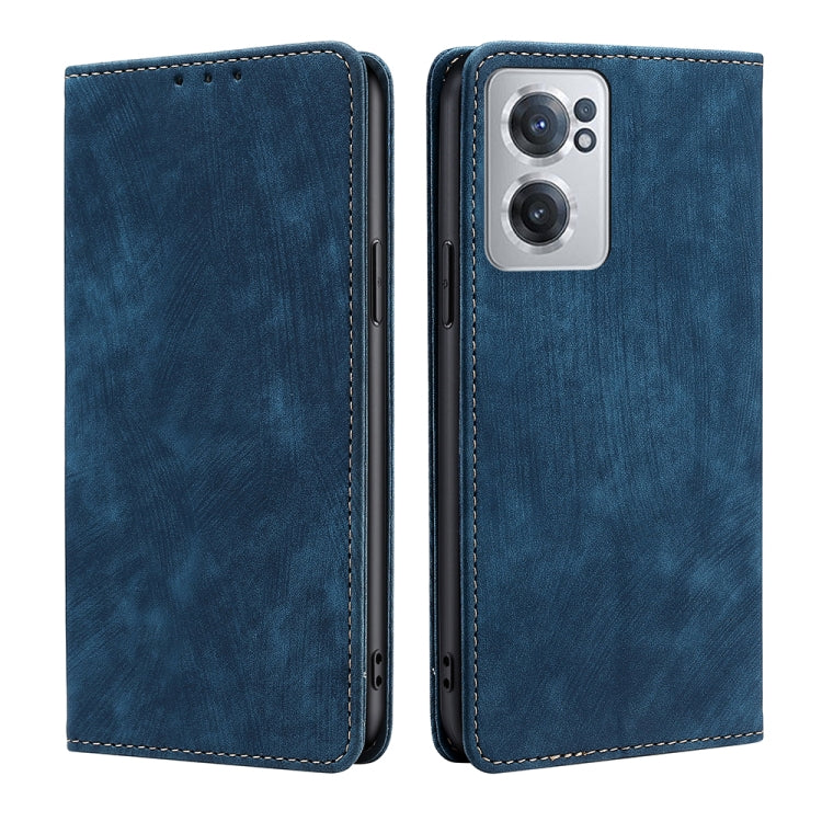 Custodia per telefono in pelle magnetica con spazzola antifurto RFID, For Xiaomi 12S Ultra, For Xiaomi Poco C40, For Xiaomi Poco M4 5G, For OnePlus Nord CE 2 5G