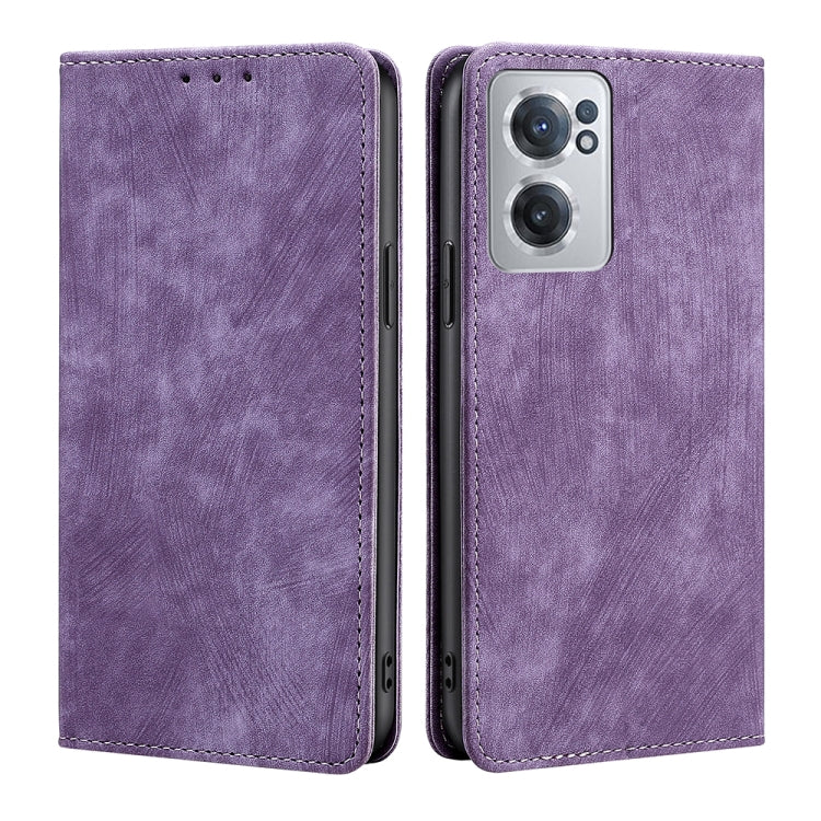 Custodia per telefono in pelle magnetica con spazzola antifurto RFID, For Xiaomi 12S Ultra, For Xiaomi Poco C40, For Xiaomi Poco M4 5G, For OnePlus Nord CE 2 5G