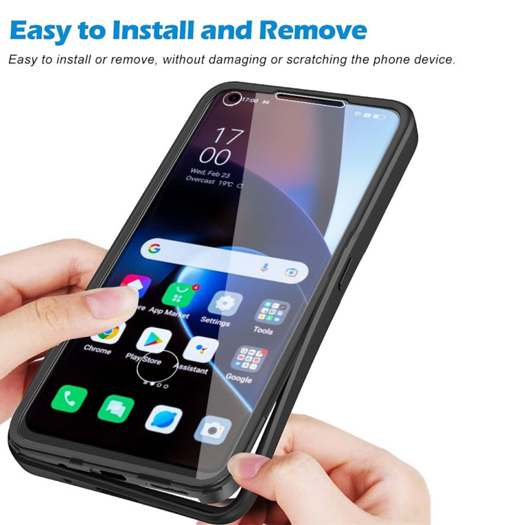 Custodia per telefono con copertura completa a 360 gradi, For OPPO Find X5 Pro, For Realme C21, For vivo V23 5G, For vivo Y20