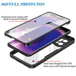 Custodia per telefono con copertura completa a 360 gradi, For OPPO Find X5 Pro, For Realme C21, For vivo V23 5G, For vivo Y20