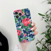Piccola custodia per telefono in TPU floreale, For iPhone 13 Pro Max, For iPhone 13 Pro, For iPhone 13, For iPhone 12 Pro Max