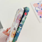 Custodia TPU floreale con cordino per iPhone 11 Pro Max
