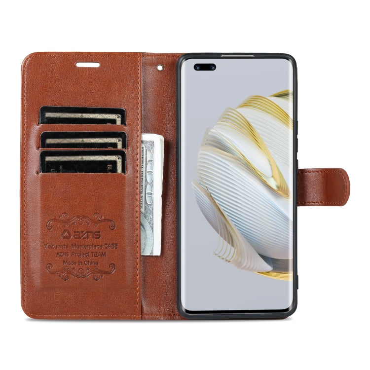 AZNS Custodia per cellulare in pelle di pecora con struttura in pelle di pecora, For Huawei nova 10 Pro, For Huawei nova 10