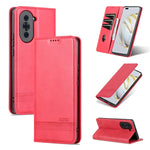 AZNS Custodia per telefono in pelle a conchiglia con struttura in vitello magnetico, For Huawei nova 10, For Huawei nova 10 Pro
