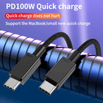 Cavo USB-C a USB-C 100W ricarica rapida 0.5-3 metri
